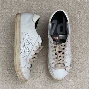 White Casual Women’s P448 Sneakers